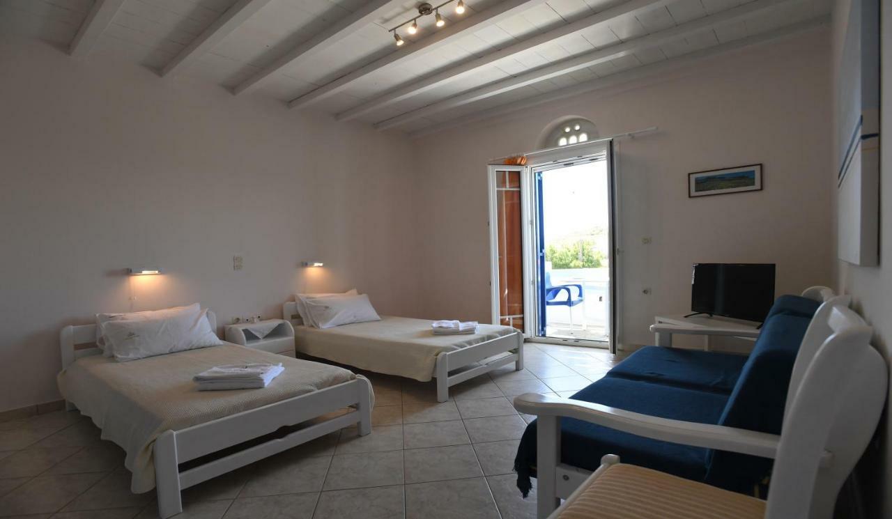Nostos Beachfront Apartments & Studios Agios Ioannis  Ngoại thất bức ảnh