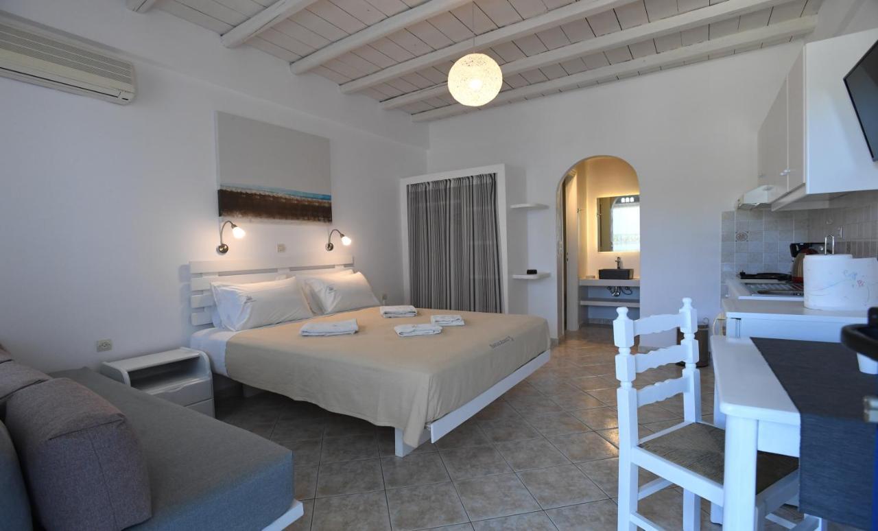 Nostos Beachfront Apartments & Studios Agios Ioannis  Ngoại thất bức ảnh